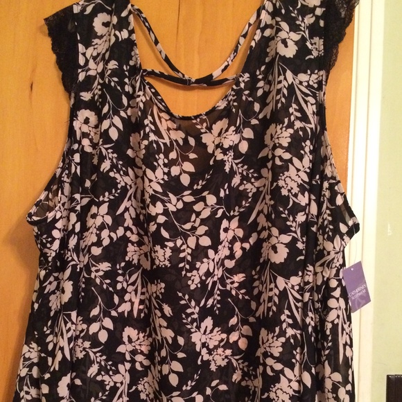 CATHERINE'S PLUS SIZE CAMI CAGED BACK NWT … - Picture 3 of 6
